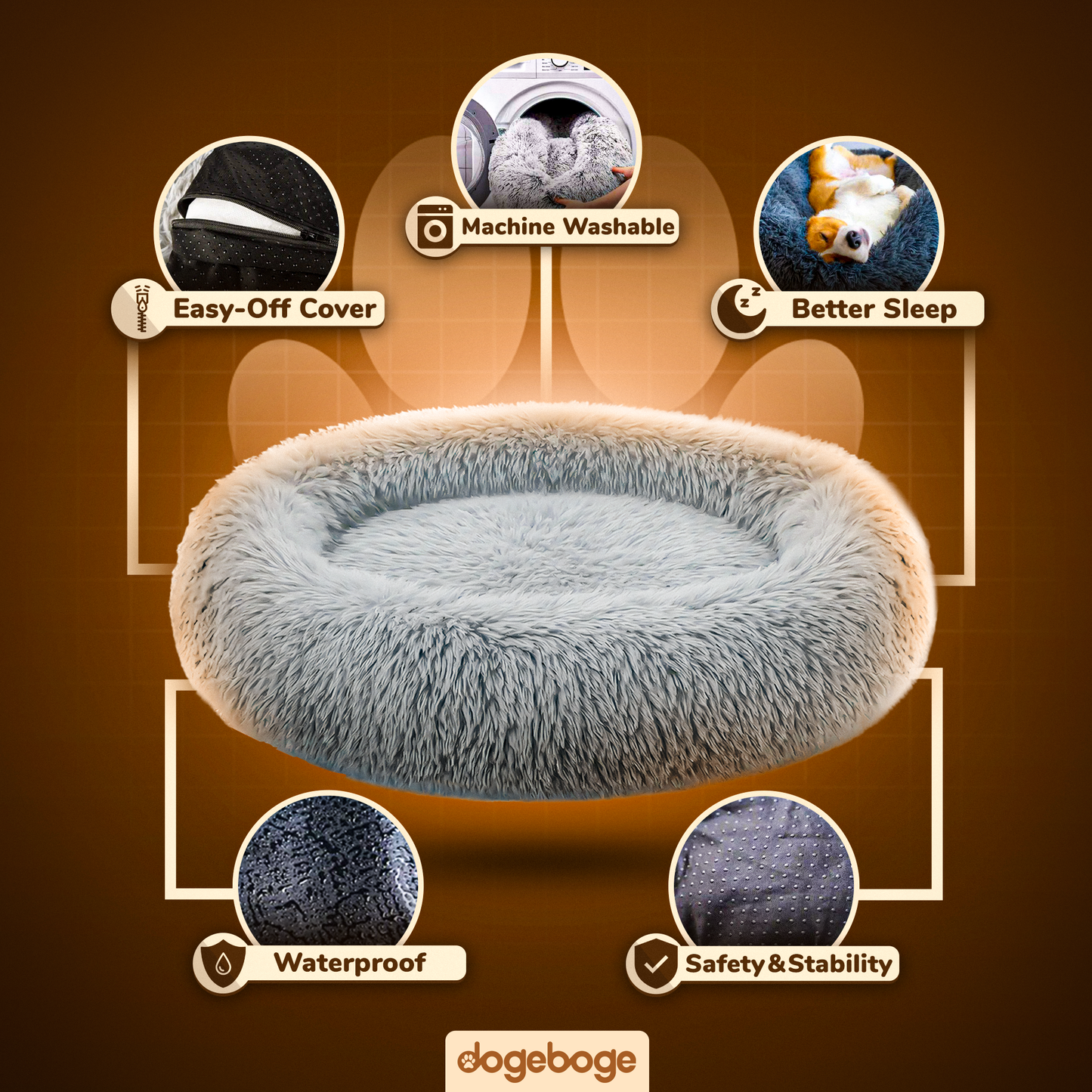 DogeBoge® Dog Bed